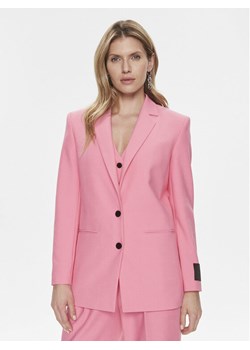 Hugo Marynarka Aita 50504507 Różowy Regular Fit ze sklepu MODIVO w kategorii Marynarki damskie - zdjęcie 182651098