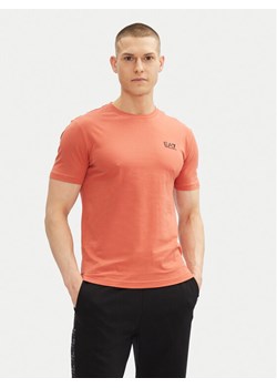 EA7 Emporio Armani T-Shirt 8NPT25 PJVPZ U3010 Pomarańczowy Regular Fit ze sklepu MODIVO w kategorii T-shirty męskie - zdjęcie 182651155