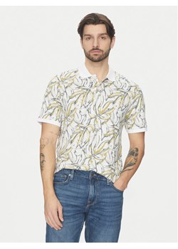 Jack&Jones Polo Split 12272985 Biały Regular Fit ze sklepu MODIVO w kategorii T-shirty męskie - zdjęcie 182651219