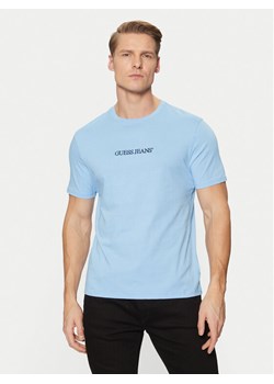 Guess Jeans T-Shirt M4YI52 K8HM0 Niebieski Slim Fit ze sklepu MODIVO w kategorii T-shirty męskie - zdjęcie 182651269