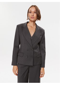 MVP Wardrobe Marynarka Meda MVPI3GI087.BTE0175 Szary Regular Fit ze sklepu MODIVO w kategorii Marynarki damskie - zdjęcie 182651345