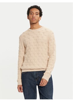 Selected Homme Sweter 16094503 Beżowy Regular Fit ze sklepu MODIVO w kategorii Swetry męskie - zdjęcie 182651449