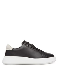 Calvin Klein Sneakersy Cupsole Lace Up - Suede Bt HW0HW02404 Czarny ze sklepu MODIVO w kategorii Buty sportowe damskie - zdjęcie 182651486