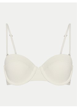 Tommy Hilfiger Góra od bikini UW0UW05814 Écru ze sklepu MODIVO w kategorii Stroje kąpielowe - zdjęcie 182651536