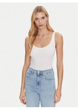 Mustang Top Lynn 1013930 Biały Slim Fit ze sklepu MODIVO w kategorii Bluzki damskie - zdjęcie 182651689