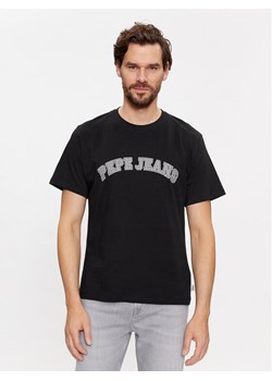Pepe Jeans T-Shirt Clement PM509220 Czarny Regular Fit ze sklepu MODIVO w kategorii T-shirty męskie - zdjęcie 182651738