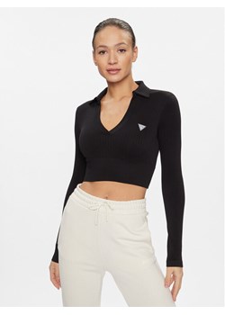 Guess Bluzka V4RP02 Z3CC0 Czarny Regular Fit ze sklepu MODIVO w kategorii Bluzki damskie - zdjęcie 182651769