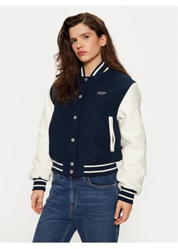 Tommy Jeans Kurtka bomber DW0DW19320 Granatowy Regular Fit ze sklepu MODIVO w kategorii Kurtki damskie - zdjęcie 182651837