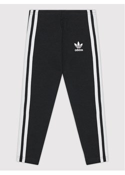 adidas Legginsy adicolor Tights H25256 Czarny Slim Fit ze sklepu MODIVO w kategorii Spodnie dziewczęce - zdjęcie 182651846