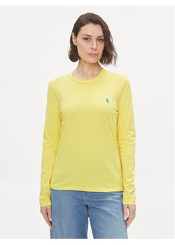 Polo Ralph Lauren Bluzka Newlsrltpp 211898699012 Żółty Regular Fit ze sklepu MODIVO w kategorii Bluzki damskie - zdjęcie 182652057