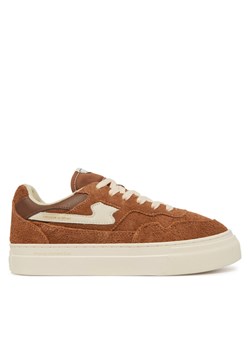 S.W.C Stepney Workers Club Sneakersy Pearl YA24200 Brązowy ze sklepu MODIVO w kategorii Buty sportowe męskie - zdjęcie 182652177