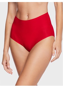 Chantelle Figi klasyczne z wysokim stanem Soft Stretch C26470 Czerwony ze sklepu MODIVO w kategorii Majtki damskie - zdjęcie 182652368