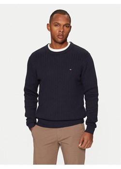 Tommy Hilfiger Sweter MW0MW37400 Granatowy Slim Fit ze sklepu MODIVO w kategorii Swetry męskie - zdjęcie 182652699