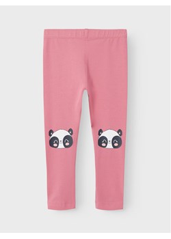 NAME IT Legginsy Vivian 13225099 Różowy Regular Fit ze sklepu MODIVO w kategorii Spodnie dziewczęce - zdjęcie 182652719