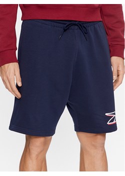 Reebok Szorty sportowe Identity IN1680 Granatowy Regular Fit ze sklepu MODIVO w kategorii Spodenki męskie - zdjęcie 182652736