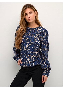 Kaffe Bluzka Via 10507520 Granatowy Loose Fit ze sklepu MODIVO w kategorii Bluzki damskie - zdjęcie 182652739