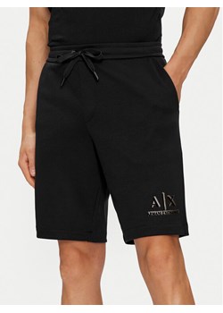 Armani Exchange Szorty sportowe 3DZSSA Z9N1Z 1200 Czarny Regular Fit ze sklepu MODIVO w kategorii Spodenki męskie - zdjęcie 182652756