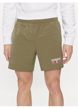Napapijri Szorty kąpielowe V-Sahtu NP0A4HON Zielony Regular Fit ze sklepu MODIVO w kategorii Kąpielówki - zdjęcie 182652769