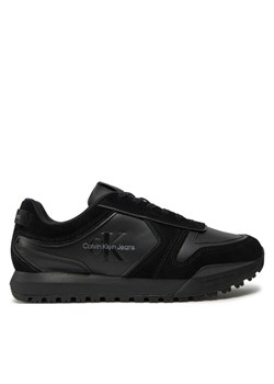 Calvin Klein Jeans Sneakersy Toothy Runner Irregular Lines YM0YM00624 Czarny ze sklepu MODIVO w kategorii Buty sportowe męskie - zdjęcie 182652856