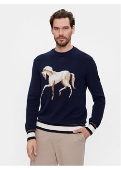 United Colors Of Benetton Sweter 1594K106P Granatowy Regular Fit ze sklepu MODIVO w kategorii Swetry męskie - zdjęcie 182652897