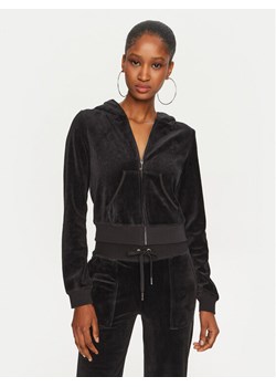 Juicy Couture Bluza Robyn JCSEBJ007 Czarny Slim Fit ze sklepu MODIVO w kategorii Bluzy damskie - zdjęcie 182652955