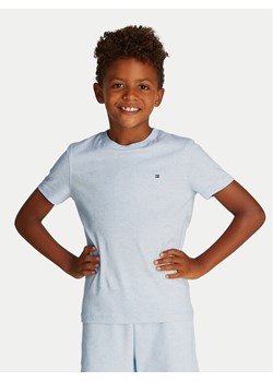 Tommy Hilfiger T-Shirt Essential KB0KB06879 D Błękitny Regular Fit ze sklepu MODIVO w kategorii T-shirty chłopięce - zdjęcie 182653038