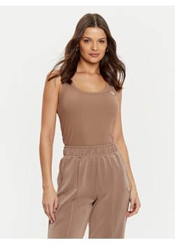 Guess Top V4YP06 K8RT2 Brązowy Regular Fit ze sklepu MODIVO w kategorii Bluzki damskie - zdjęcie 182653168