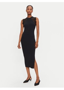 Morgan Sukienka dzianinowa 242-RMAGDA Czarny Slim Fit ze sklepu MODIVO w kategorii Sukienki - zdjęcie 182653257