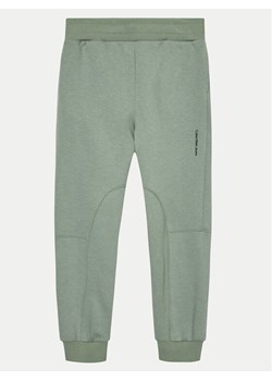 Calvin Klein Jeans Spodnie dresowe Minimalistic Logo IB0IB02123 Zielony Regular Fit ze sklepu MODIVO w kategorii Spodnie chłopięce - zdjęcie 182653265