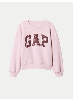 Gap Bluza 486512-03 Różowy Regular Fit ze sklepu MODIVO w kategorii Bluzy dziewczęce - zdjęcie 182653286