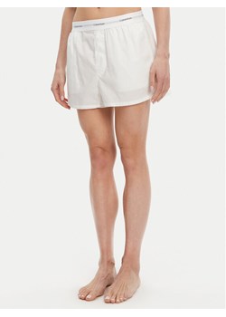 Calvin Klein Underwear Szorty piżamowe LV00QS7411 Biały Relaxed Fit ze sklepu MODIVO w kategorii Piżamy damskie - zdjęcie 182653389