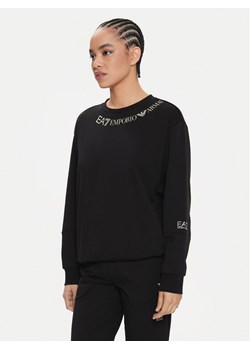 EA7 Emporio Armani Bluza 3DTM02 TJSYZ 0200 Czarny Regular Fit ze sklepu MODIVO w kategorii Bluzy damskie - zdjęcie 182653409