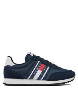 Tommy Jeans Sneakersy Tjm Runner Casual Ess EM0EM01351 Granatowy ze sklepu MODIVO w kategorii Buty sportowe męskie - zdjęcie 182653417