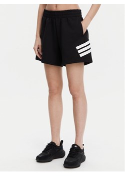 adidas Szorty sportowe Future Icons 3-Stripes JC5443 Czarny Loose Fit ze sklepu MODIVO w kategorii Szorty - zdjęcie 182653477