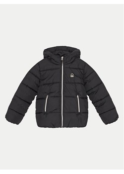 United Colors Of Benetton Kurtka zimowa 2LETCN04Y Czarny Regular Fit ze sklepu MODIVO w kategorii Kurtki chłopięce - zdjęcie 182653545