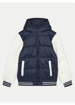 Tommy Hilfiger Kurtka puchowa KB0KB09465 D Granatowy Regular Fit ze sklepu MODIVO w kategorii Kurtki chłopięce - zdjęcie 182653548