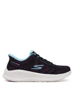 Skechers Sneakersy GO WALK Now - Khloe 125643/BKPR Czarny ze sklepu MODIVO w kategorii Buty sportowe damskie - zdjęcie 182653565