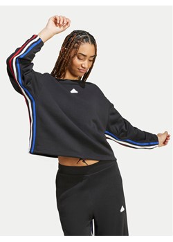 adidas Bluza Express IX3741 Czarny Loose Fit ze sklepu MODIVO w kategorii Bluzy damskie - zdjęcie 182653595
