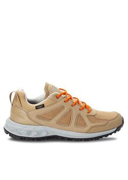 Jack Wolfskin Trekkingi Woodland 2 Texapore Low W 4051341 Beżowy ze sklepu MODIVO w kategorii Buty trekkingowe damskie - zdjęcie 182653627