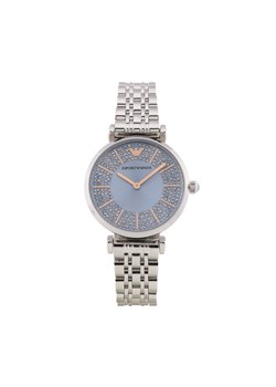 Emporio Armani Zegarek Gianni T-Bar AR11594 Srebrny ze sklepu MODIVO w kategorii Zegarki - zdjęcie 182653679