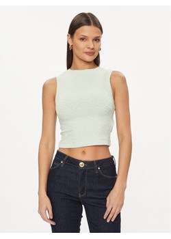 Guess Bluzka Ofelia W4GP52 KBYN0 Zielony Regular Fit ze sklepu MODIVO w kategorii Bluzki damskie - zdjęcie 182653697