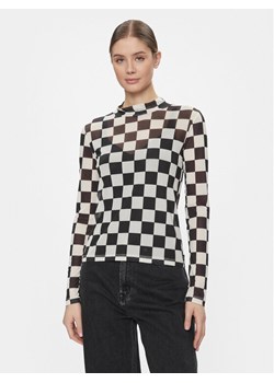 Vans Bluza Position Mesh Mock Neck VN000F73Y281 Czarny Regular Fit ze sklepu MODIVO w kategorii Bluzy damskie - zdjęcie 182653715