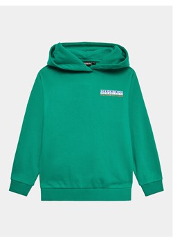Napapijri Bluza NP0A4HGB D Zielony Regular Fit ze sklepu MODIVO w kategorii Bluzy chłopięce - zdjęcie 182653877