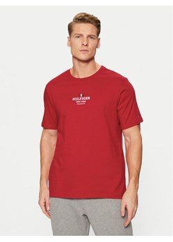 Tommy Hilfiger T-Shirt MW0MW38980 Czerwony Regular Fit ze sklepu MODIVO w kategorii T-shirty męskie - zdjęcie 182653885