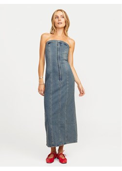 JJXX Sukienka jeansowa Tinga 12260695 Niebieski Slim Fit ze sklepu MODIVO w kategorii Sukienki - zdjęcie 182653985