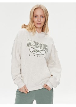 Reebok Bluza Classics Big Logo IL4634 Écru Relaxed Fit ze sklepu MODIVO w kategorii Bluzy damskie - zdjęcie 182653995