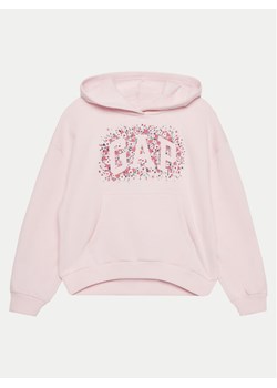 Gap Bluza 870928 Różowy Regular Fit ze sklepu MODIVO w kategorii Bluzy dziewczęce - zdjęcie 182654015