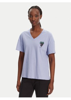 Liu Jo T-Shirt WA5366 JS904 Fioletowy Regular Fit ze sklepu MODIVO w kategorii Bluzki damskie - zdjęcie 182654019