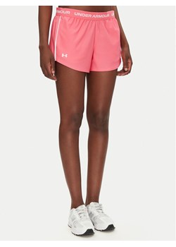 Under Armour Szorty sportowe Tech™ Play Up 1389882 Różowy Regular Fit ze sklepu MODIVO w kategorii Szorty - zdjęcie 182654137