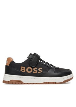 BOSS Sneakersy J51644 M Czarny ze sklepu MODIVO w kategorii Buty sportowe dziecięce - zdjęcie 182654377